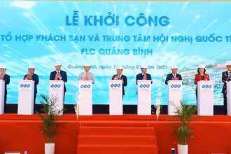 Khởi công tổ hợp khách sạn năm sao và trung tâm hội nghị quốc tế FLC Quảng Bình