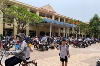 Học sinh Trường tiểu học Nguyễn Thượng Hiền, quận Ngô Quyền (Hải Phòng).