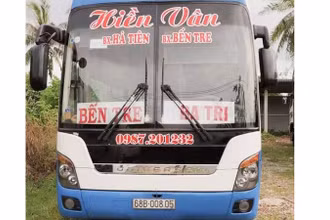 Xe biển kiểm soát 68B 008.05 chạy từ Bến Tre về TP Hà Tiên (tỉnh Kiên Giang).