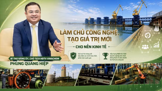 Bí thư Đảng ủy, Chủ tịch Hội đồng thành viên Vinachem Phùng Quang Hiệp