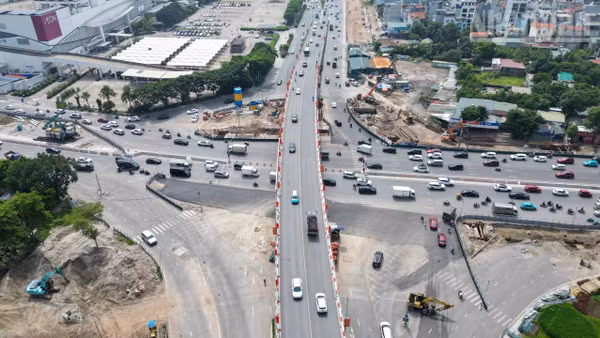 [Ảnh] Hà Nội: Hầm chui Cổ Linh tăng tốc về đích trước Tết Đinh Mùi 2027