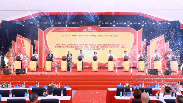 Hình ảnh tại lễ khởi công.