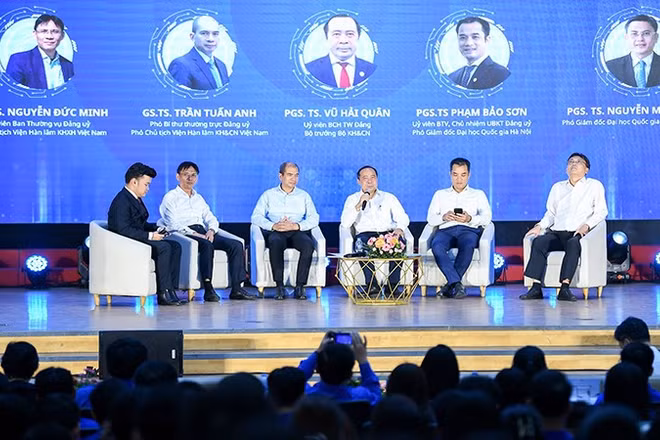Toàn cảnh phiên đối thoại mở trong khuôn khổ chương trình.