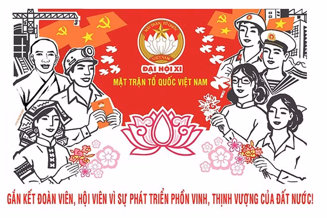 Đại hội đại biểu toàn quốc Mặt trận Tổ quốc Việt Nam lần thứ XI, nhiệm kỳ 2026-2031 dự kiến có hơn 1.300 đại biểu về dự. (Ảnh minh họa)