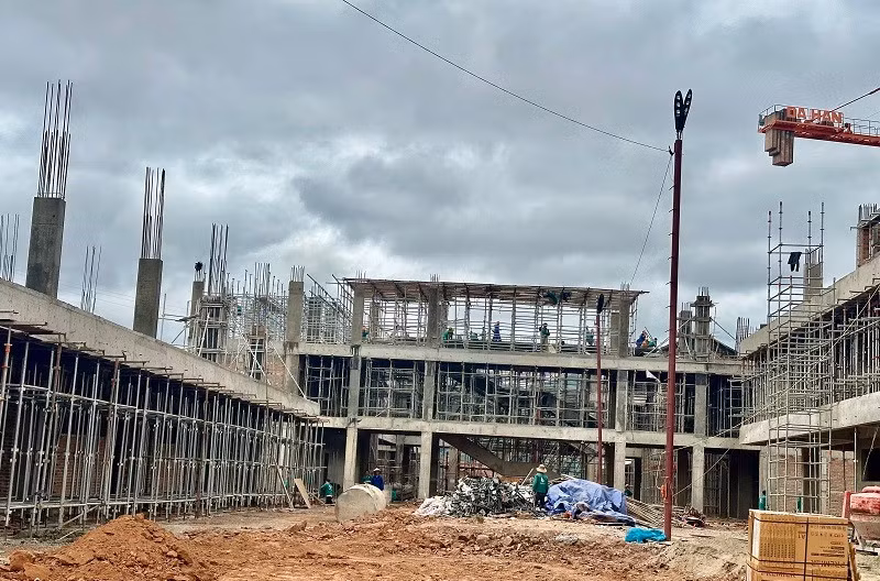 Dự án xây dựng Trường Liên cấp Si Pa Phìn hiện có tiến độ thi công và tiến độ giải ngân đạt và vượt kế hoạch đặt ra. 