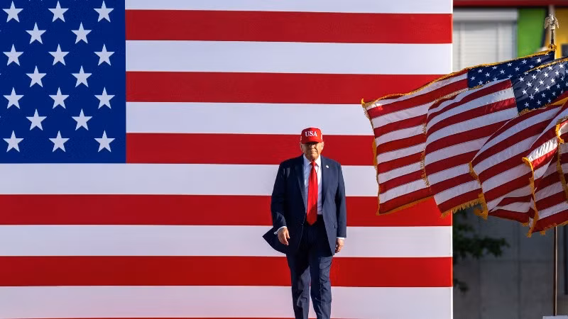 Tổng thống Hoa Kỳ Donald Trump tại sự kiện kỷ niệm ở bang Iowa, ngày 4/7. (Ảnh: The White House)