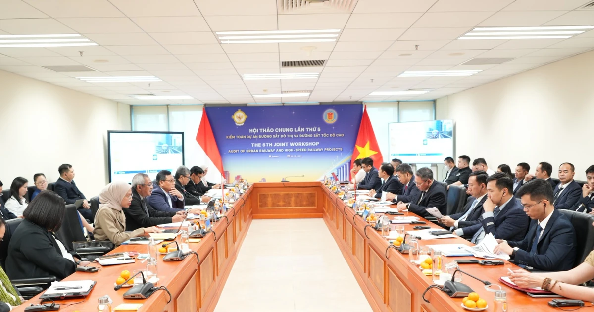Việt Nam-Indonesia chia sẻ kinh nghiệm kiểm toán dự án đường sắt đô thị và đường sắt tốc độ cao