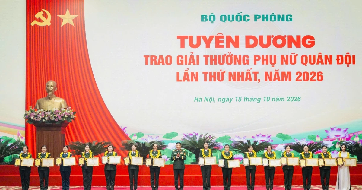 Tuyên dương 79 tập thể, cá nhân nhận Giải thưởng Phụ nữ Quân đội lần thứ nhất