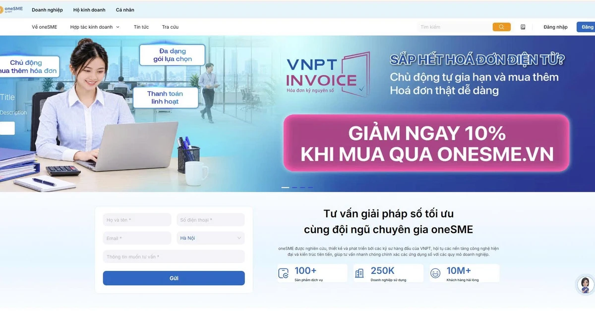 Chủ động gia hạn, mua thêm hóa đơn điện tử VNPT với ưu đãi 10%
