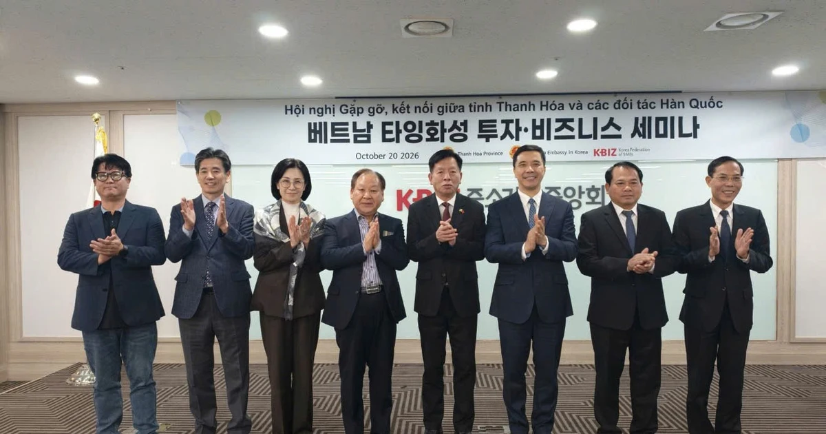 Thúc đẩy kết nối đầu tư, thương mại và du lịch giữa tỉnh Thanh Hóa và các đối tác Hàn Quốc