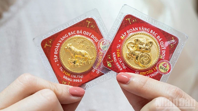 Giá vàng miếng SJC đi ngang phiên thứ 4 liên tiếp ngày 7/10
