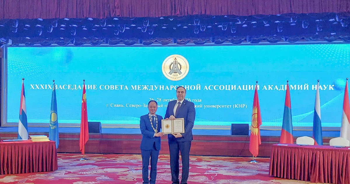 Giáo sư, Tiến sĩ Trần Hồng Thái được bầu làm Viện sĩ Liên hiệp các Viện Hàn lâm Khoa học thế giới
