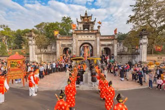 Lễ hội Cổ Loa. (Ảnh: ĐĂNG ANH)