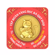 Vàng ép vỉ 999,9 Âu vàng Phúc Long