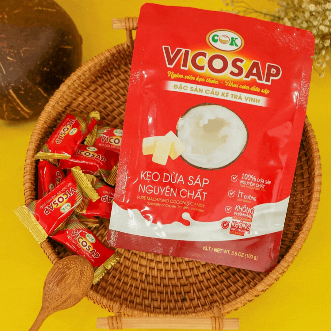 Kẹo dừa sáp nguyên chất 