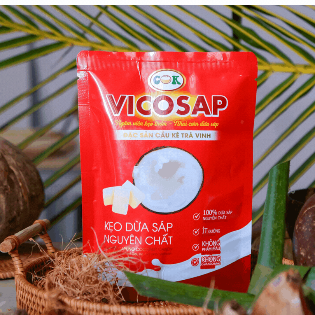 Kẹo dừa sáp nguyên chất 