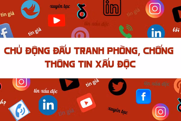 Lực lượng Công an nhân dân tích cực đấu tranh với thông tin xấu, độc trên không gian mạng.