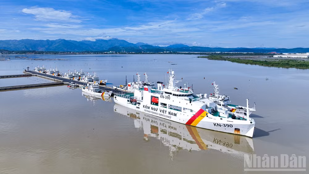 Các tàu thuộc Cảnh sát biển Việt Nam đã sẵn sàng bước vào hội thi, hội thao với quyết tâm cao nhất. (Ảnh ĐỨC TĨNH)