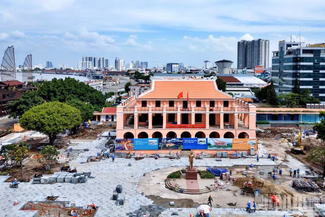 Dự án chỉnh trang Bảo tàng Hồ Chí Minh-Chi nhánh Thành phố Hồ Chí Minh đang bước vào giai đoạn tăng tốc với nhiều hạng mục dần hoàn thiện.