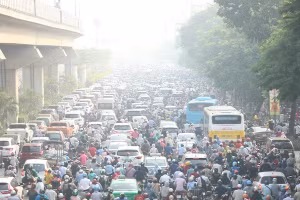TP Hà Nội đang tiến hành kiểm kê các nguồn phát thải gây ô nhiễm không khí. (Ảnh: GIANG NGỌC)