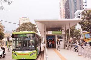 Từ khi đưa vào hoạt động, tuyến BRT01 đã vận chuyển hơn 665 nghìn lượt hành khách. Ảnh: DUY LINH