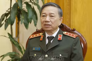 Đại tướng Tô Lâm, Ủy viên Bộ Chính trị, Bộ trưởng Công an. Ảnh: TTXVN.