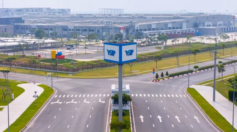Một góc Khu công nghiệp Việt Nam-Singapore III (VSIP III) tại Thành phố Hồ Chí Minh. 