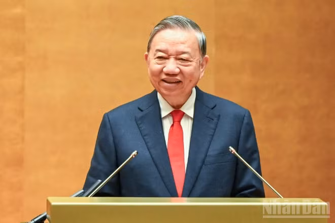 Tổng Bí thư Tô Lâm. (Ảnh: DUY LINH)