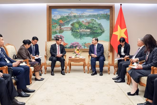 Toàn cảnh cuộc tiếp.