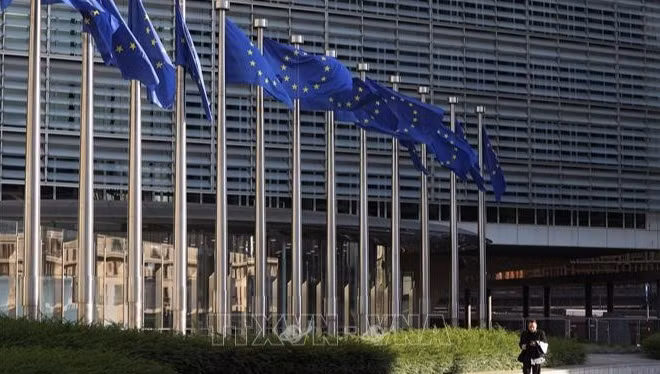 Trụ sở Ủy ban châu Âu tại Brussels, Bỉ. (Ảnh: THX/TTXVN)