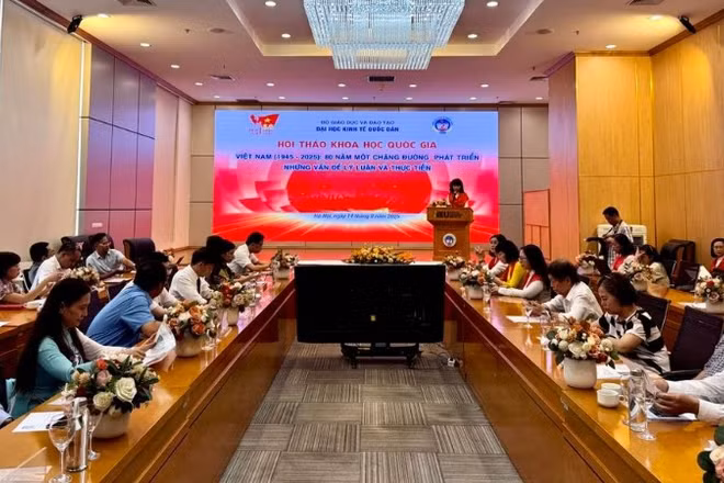 Quang cảnh hội thảo. (Ảnh: THÚY QUỲNH)