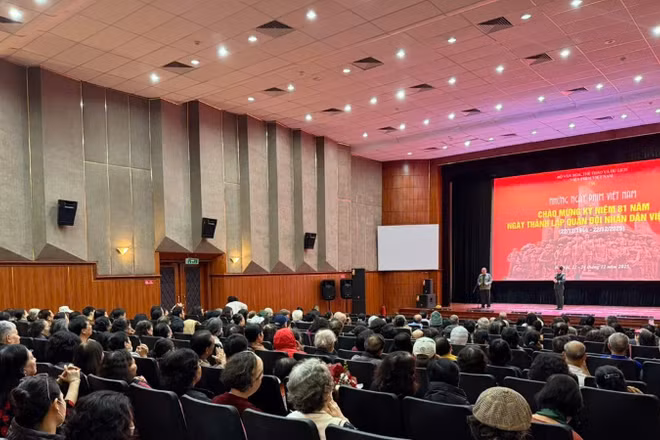 Viện Phim Việt Nam tổ chức chiếu phim chào mừng kỷ niệm 81 năm Ngày thành lập Quân đội nhân dân Việt Nam (22/12/1944-22/12/2025). (Ảnh VFI)