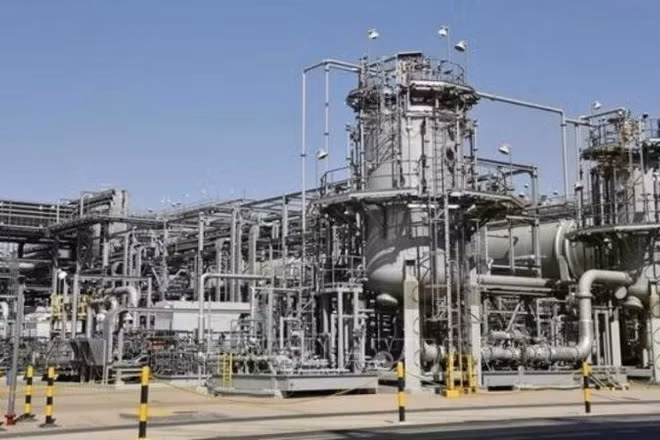 Nhà máy lọc dầu tại Dammam, Saudi Arabia. (Ảnh: THX/TTXVN) 