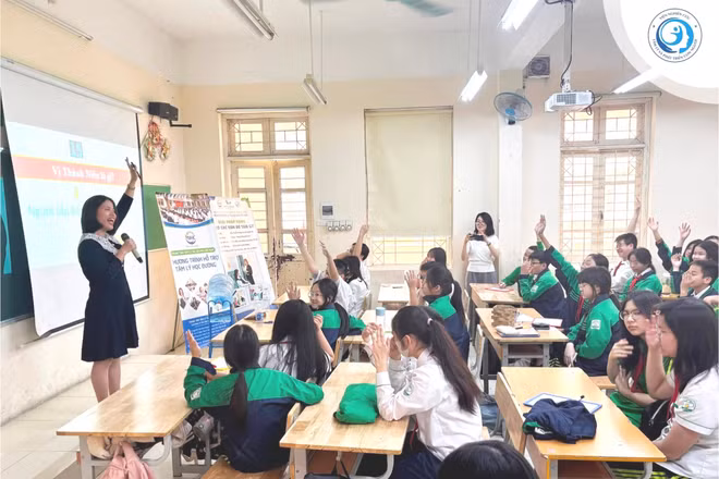 Một buổi tư vấn tâm lý cho học sinh tại Hà Nội.