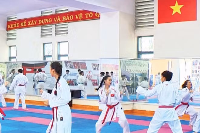 Đội tuyển karatedo Việt Nam tập luyện chuẩn bị cho ASIAD 20 và các giải đấu quốc tế năm 2026.