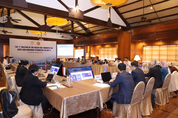 Cuộc họp lần thứ nhất Tiểu ban Công nghệ chuyên sâu và Công nghệ mới nổi. (Ảnh: Bộ Khoa học và Công nghệ)