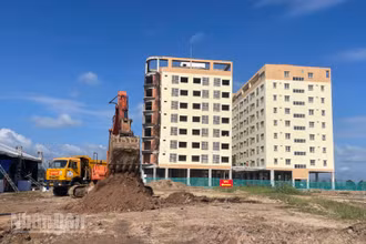 Khu nhà ở xã hội trong Khu công nghiệp Hàm Kiệm II.