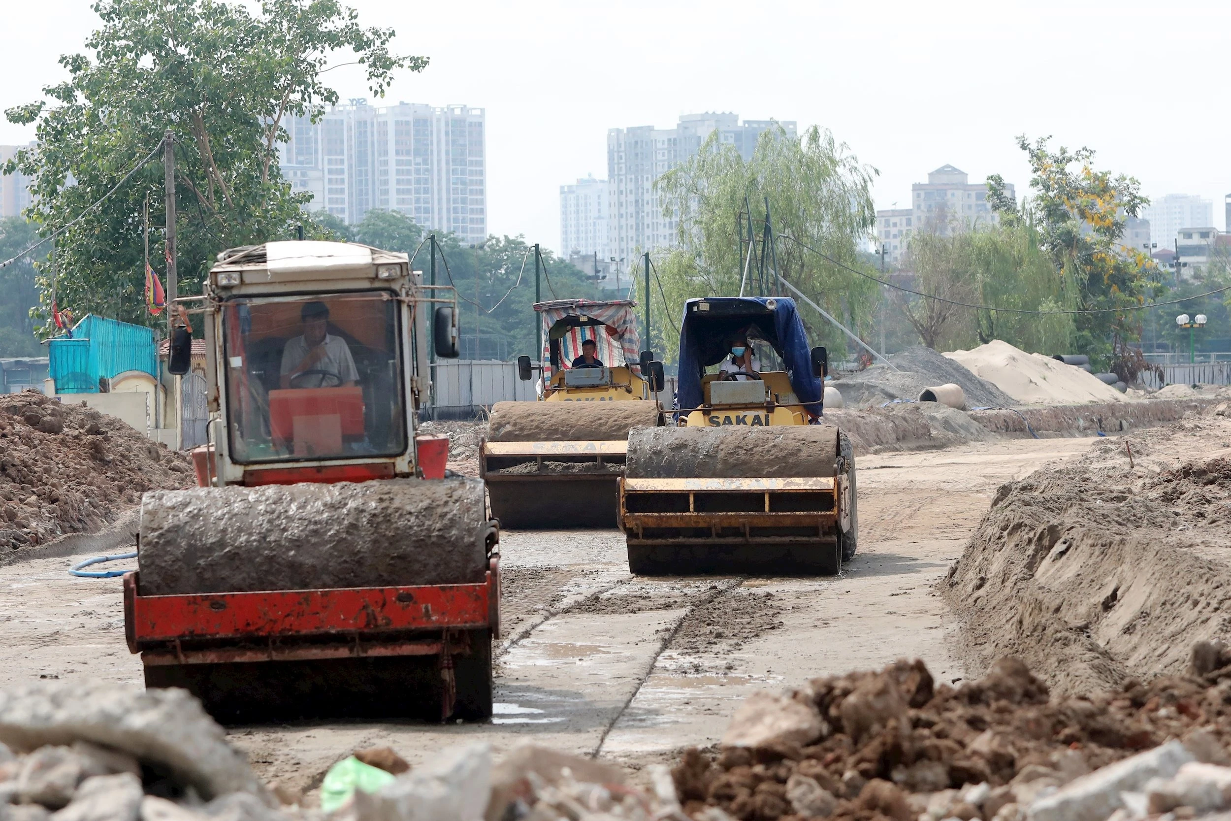 Các vật liệu xây dựng tăng giá cùng lúc tạo ra cú sốc với ngành xây dựng. Ảnh trong bài | Khiếu Minh