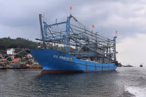 Tỉnh Nghệ An có 2.816 phương tiện /12.644 lao động trực tiếp đánh bắt hải sản.