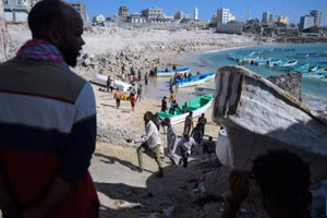 Người dân ở Mogadishu, Somalia. (Ảnh: Tân Hoa xã)