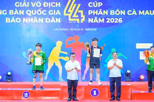 Đoàn Thành phố Hồ Chí Minh tiếp tục thống trị ở các nội dung nữ khi có tới hai tay vợt nằm trong top 3. Ảnh: THẾ ĐẠI