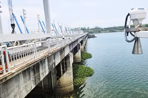 Thủy điện Ba Hạ, nơi nhiều người cho rằng có tác động không nhỏ tới lũ lụt vùng hạ du Đắk Lắk năm 2025. Ảnh: PHẠM PHƯỜNG