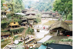 Không gian suối rừng thơ mộng.