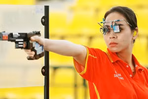 Trịnh Thu Vinh giành Huy chương vàng tại Giải vô địch Đông Nam Á 2026.