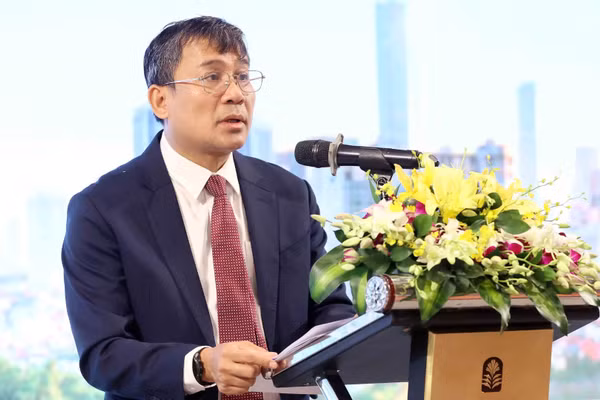 Thứ trưởng Thường trực Ngoại giao Nguyễn Minh Vũ phát biểu khai mạc. (Ảnh: An Đăng/TTXVN)