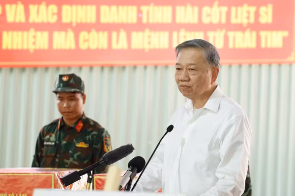 Tổng Bí thư, Chủ tịch nước Tô Lâm phát biểu. (Ảnh: Thống Nhất/TTXVN)
