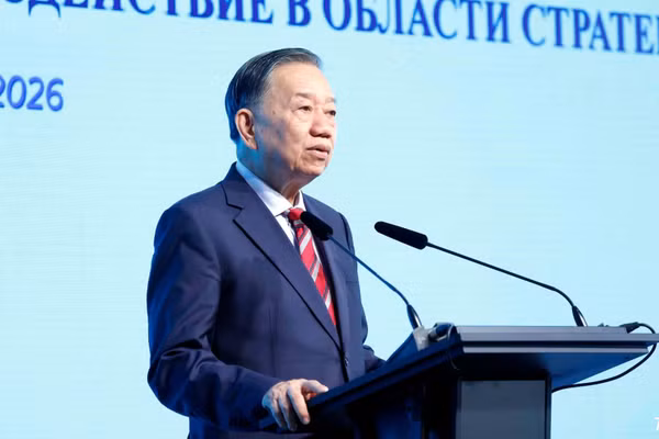 Tổng Bí thư, Chủ tịch nước Tô Lâm phát biểu. (Ảnh: Thống Nhất/TTXVN)