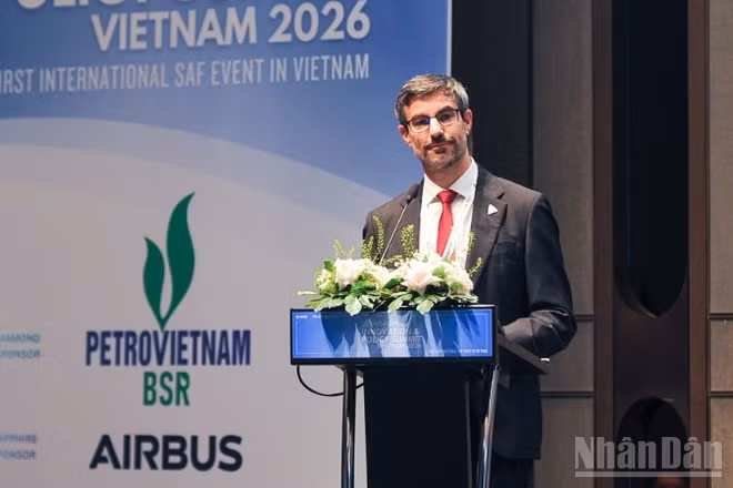 Ông Fabrice Espinosa - Tổng Giám đốc Hiệp hội nhiên liệu hàng không bền vững châu Á (ASAFA).