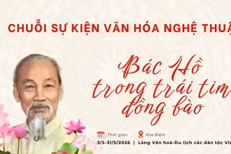 [Infographic] Chuỗi sự kiện "Bác Hồ trong trái tim đồng bào" tại Làng Văn hóa-Du lịch các dân tộc Việt Nam 