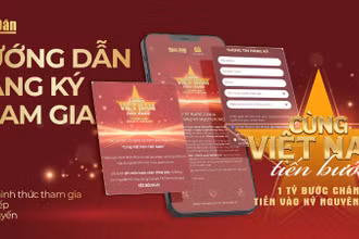 Các bước đăng ký chương trình đi bộ "Cùng Việt Nam tiến bước"